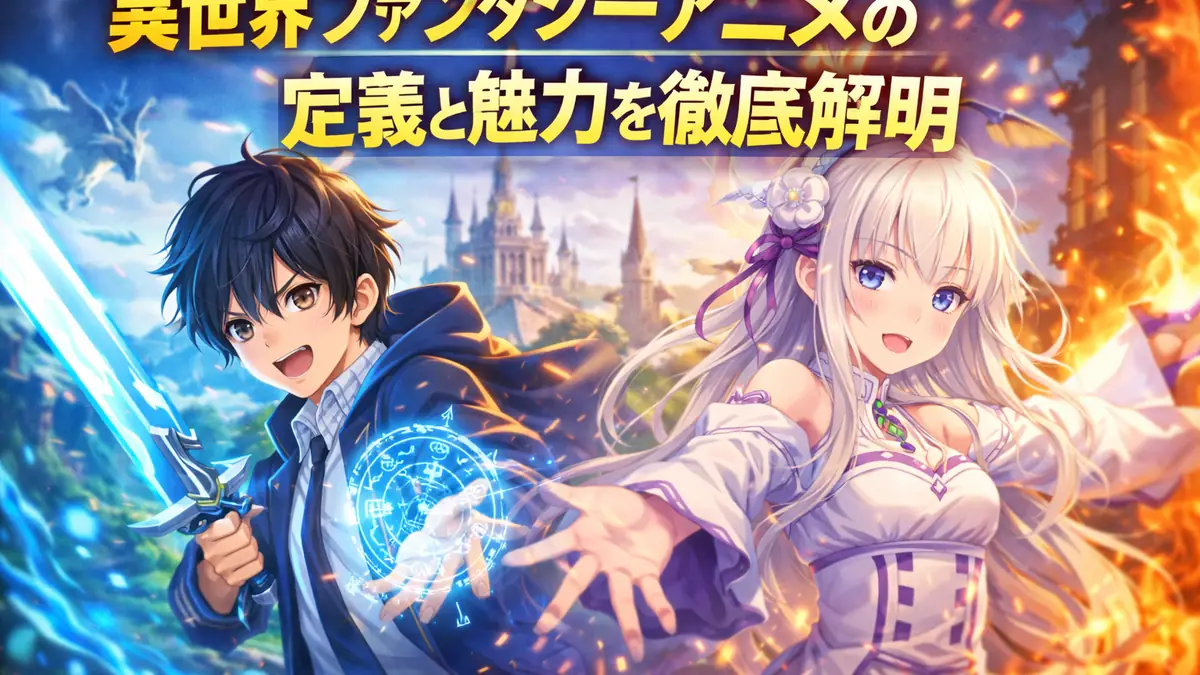 異世界ファンタジーアニメの定義と魅力を徹底解明